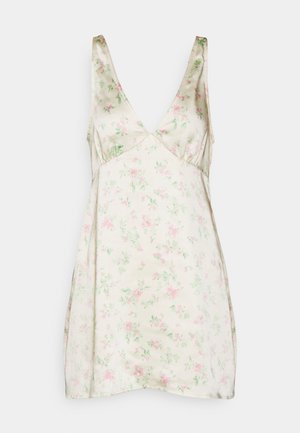 CHERRY MINI DRESS - Denní šaty - pink flower