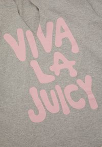 Juicy Couture VIVA LA JUICY FITTED HOODED - Džemperis ar kapuci - silver marl