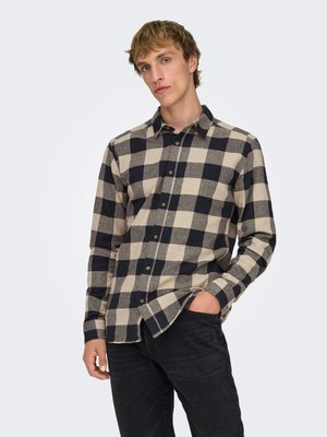 ONSGUDMUND CHECKED SHIRT - Hemd - dark navy