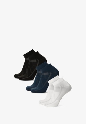 CYCLING LOW-CUT 3-PACK - Calcetines de deporte - multicolor/black/navy/white stripes