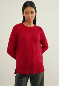 Next - CREW NECK  - Striktrøje - red Miniaturebillede 1