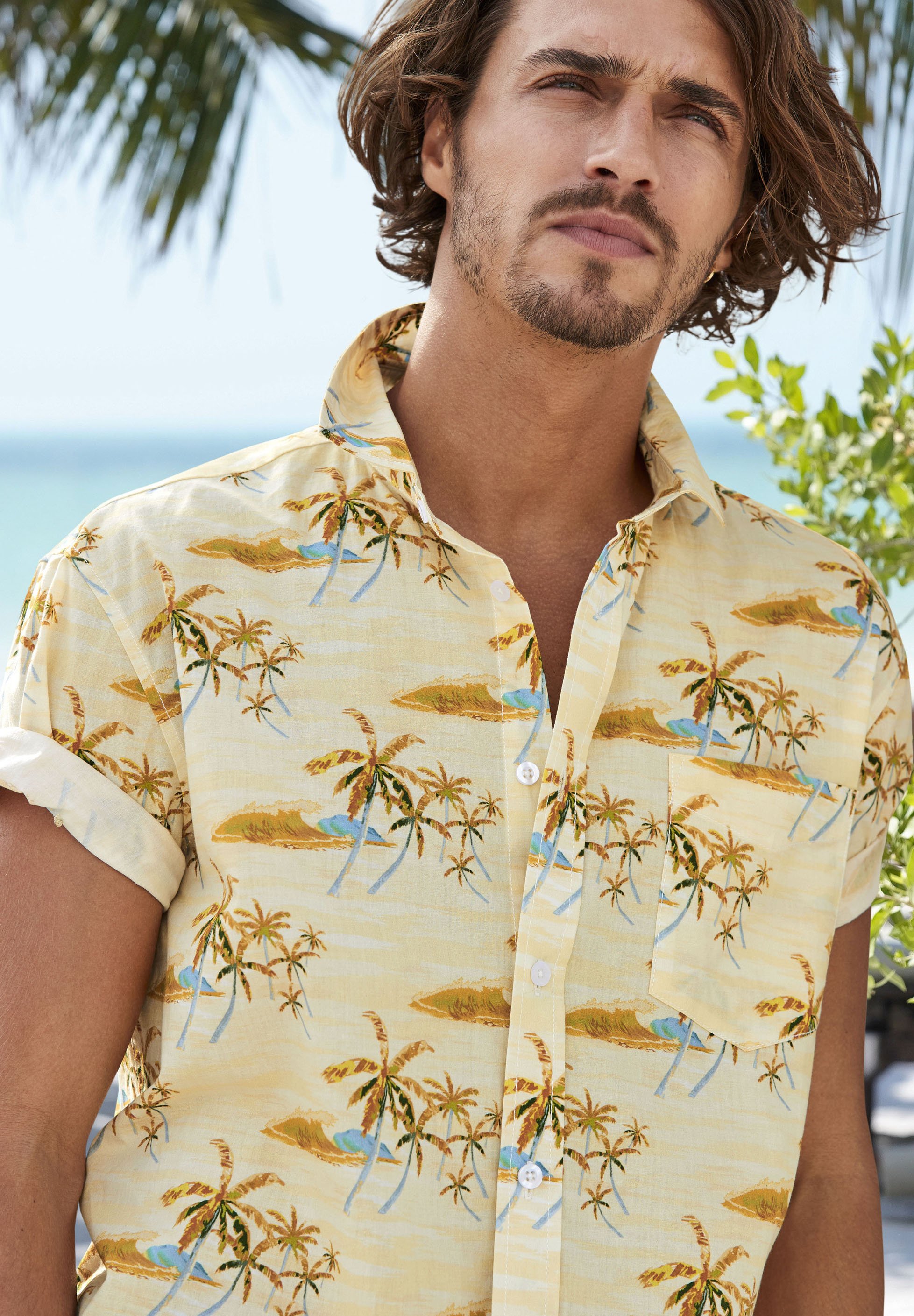 Beach Time HAWAII - Shirt - gelb bedruckt/yellow - Zalando