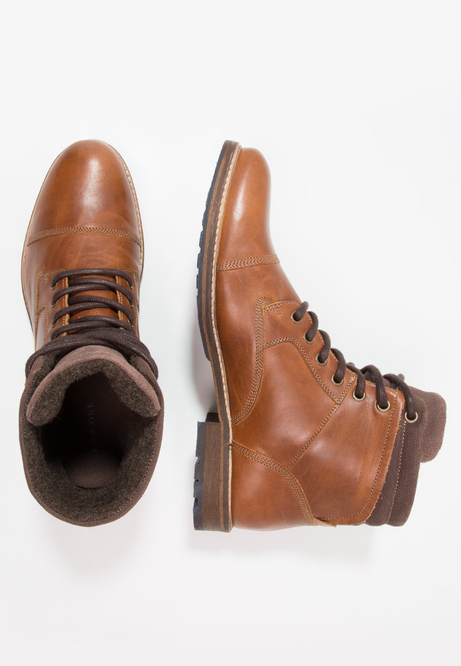 Pier One Stivaletti stringati - cognac - Zalando.it