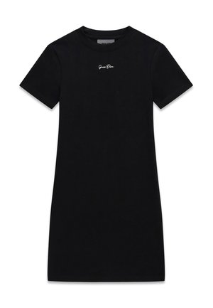 Guess, BESTICKTES LOGO MINI DRESS - Robe fourreau - schwarz