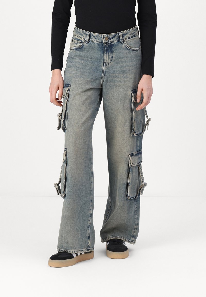 JJXX JXTOKYO - Wide Leg - medium blue denim