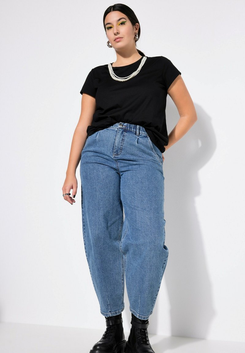 Studio Untold Jeans Straight Leg - mid blue denim