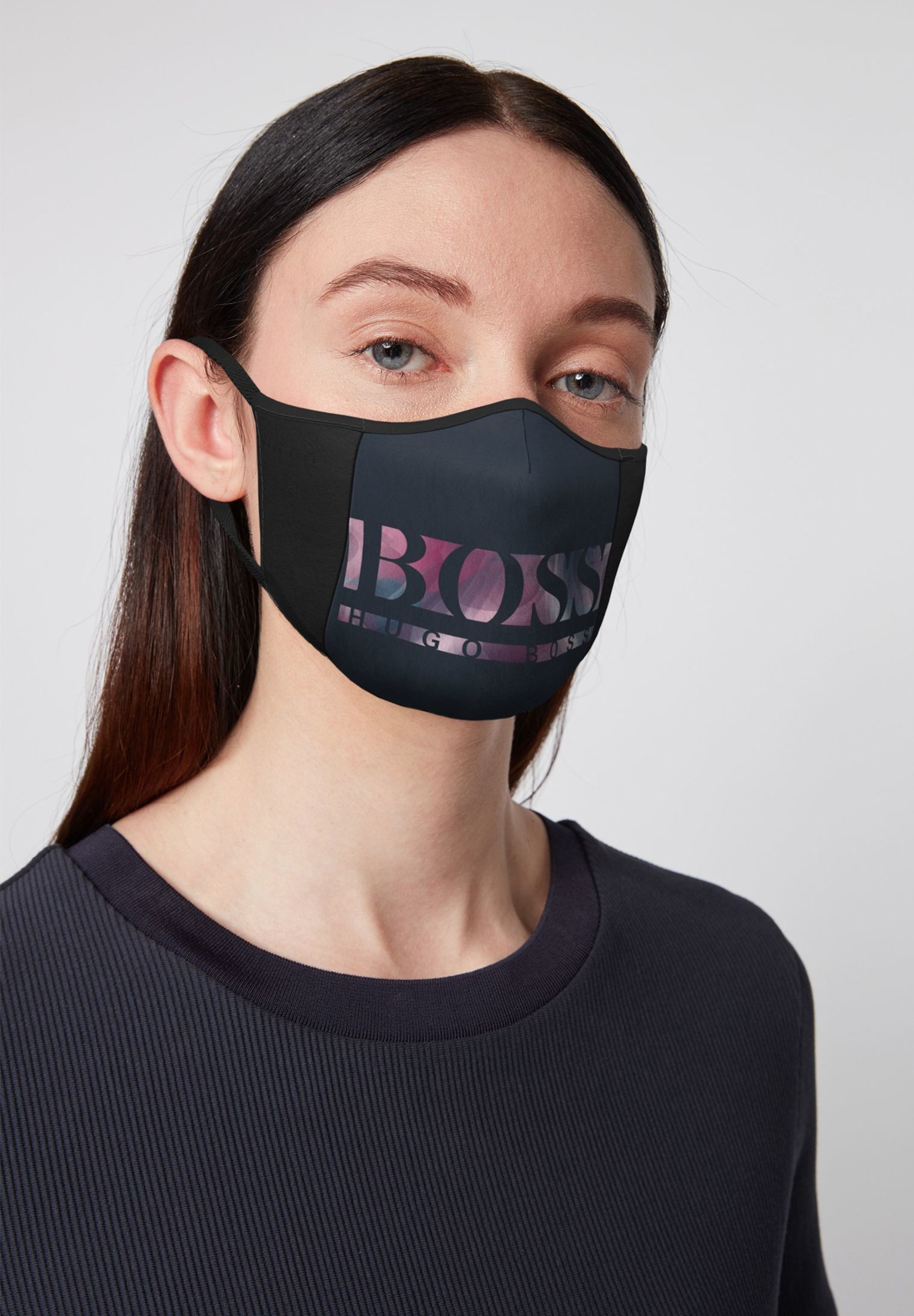 BOSS Stoffen mondkapje - dark blue/gemêleerd donkerblauw - Zalando.nl