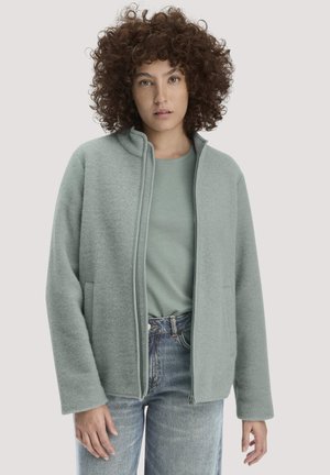 Fleecejas - mattgrün