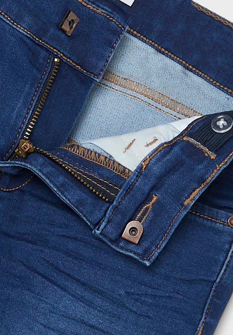 NAME IT NKFSALLI Slim Jeans Für Mädchen - Stretch Denim Mit Strasssteinen