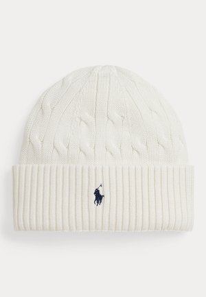 Polo Ralph Lauren, CABLE KNIT COTTON HAT UNISEX - Berretto - nevis