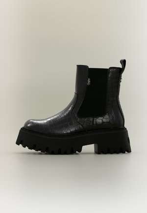 Buffalo, ASPEN CHELSEA - Bottines - croco black