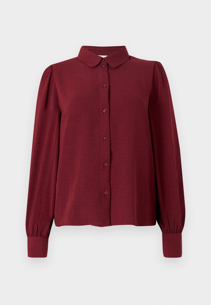 JDY Overhemdblouse donkerrood JDY Overhemdblouse donkerrood