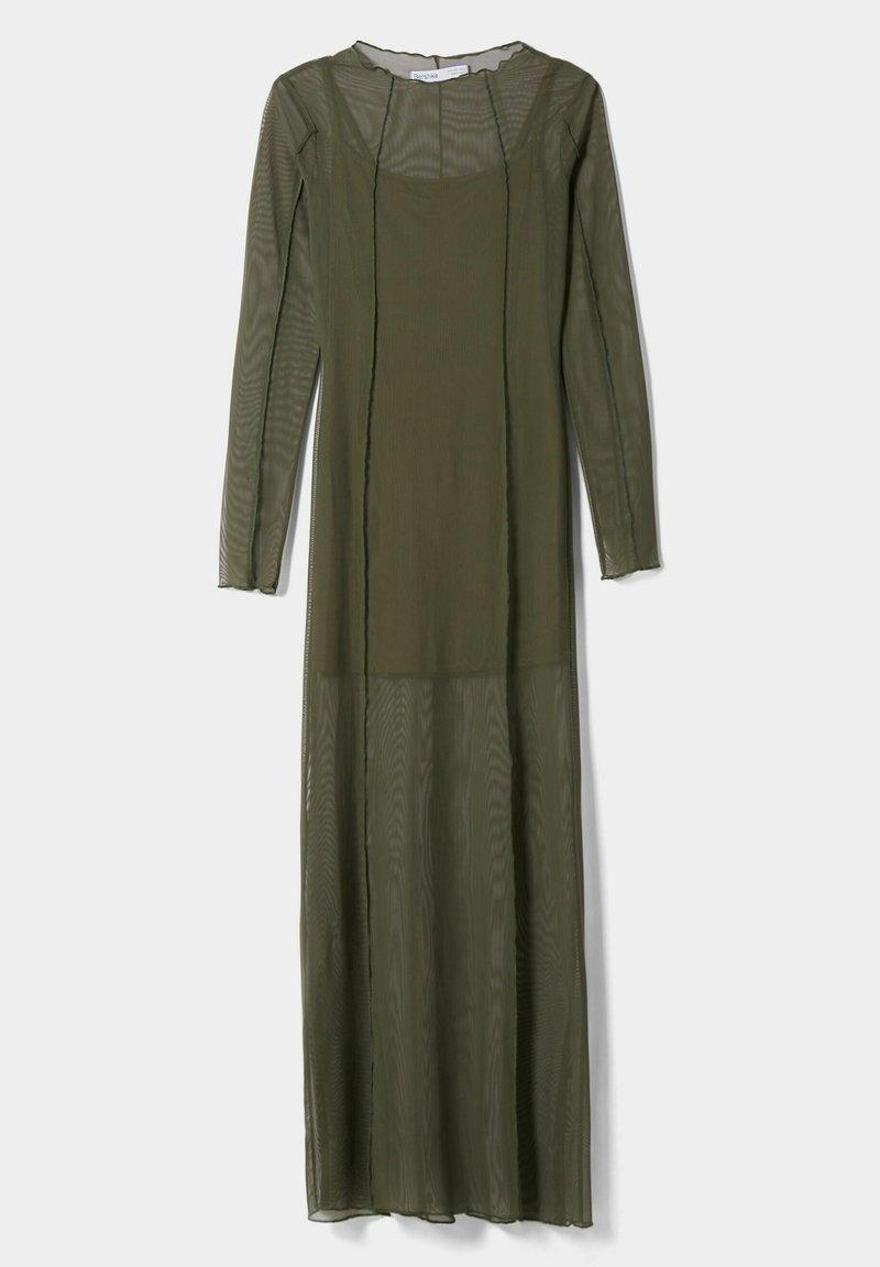 Bershka Maxi-jurk kaki Bershka Maxi-jurk kaki
