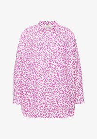 Studio Untold MUSLIN LEOPARD PRINT Button-down blouse orchid