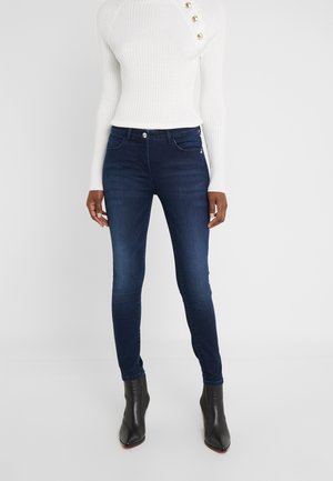 Skinny-Farkut - dark-blue denim