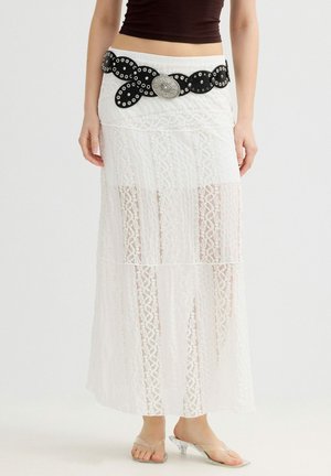INSIDE, Falda larga - blanco