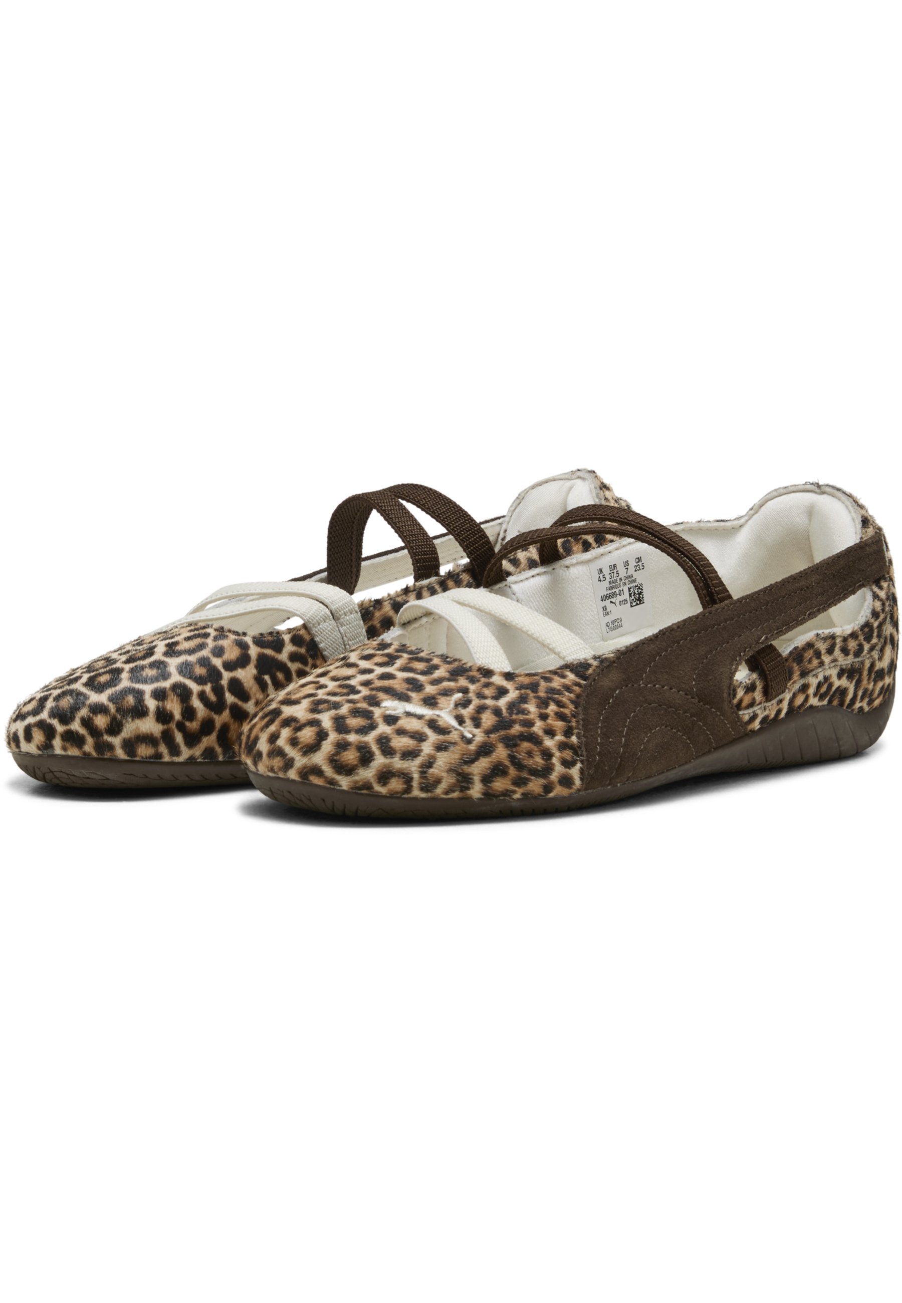Puma SPEEDCAT BALLET WILD WNS - Balerini - chocolate-warm white