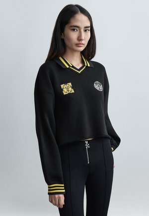 SPORTY CROP - Φούτερ - black