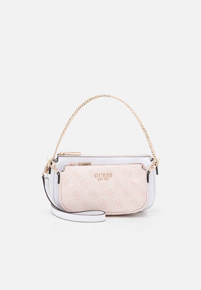 Guess MIKA DOUBLE POUCH CROSSBODY SET Across body bag blush/pink