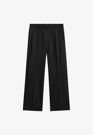 STOCKH LM, DESI STRAIGHT CROPPED TRS - Pantalon classique - black