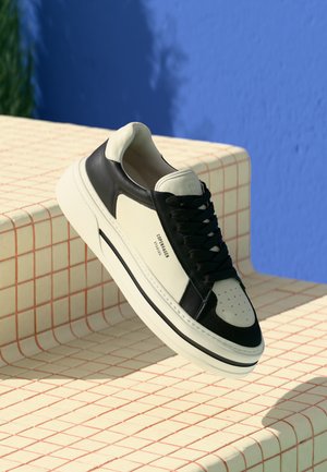 CPH181  - Baskets basses - black/cream beige