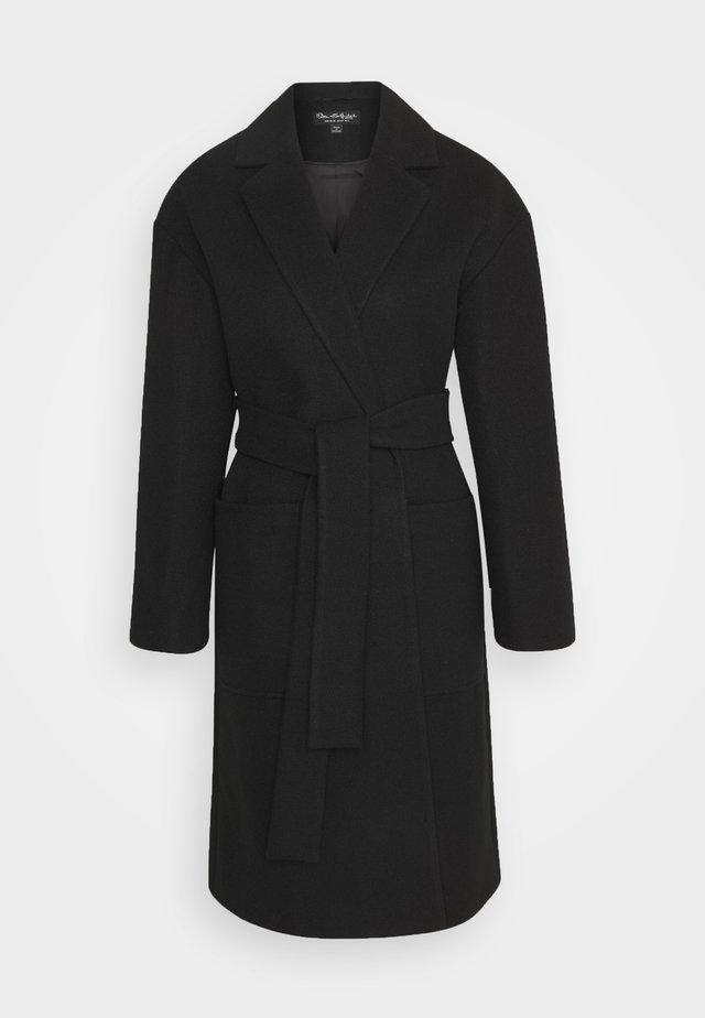 PATCH POCKET ROBE - Villakangastakki - black