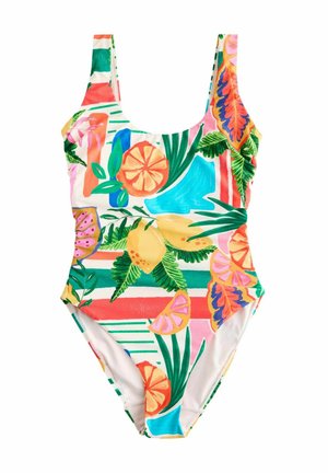 DD+ WIRED TUMMY CONTROL  - Plavky - red green tropical