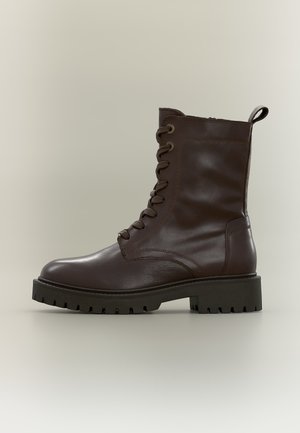 Marc O'Polo, MODEL PHIA - Μποτάκια πλατφόρμα - dark brown