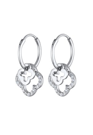 DAINTY CLOVER SPARKLING - Boucles d'oreilles - silberfarben