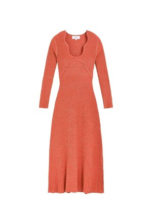 Scalpers, SCALPERS SCLUREX KNIT LS DRESS - Vestido de punto - orange