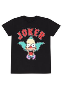 Henry Tiger SIMPSONS KRUSTY JOKER - T-shirt print - black