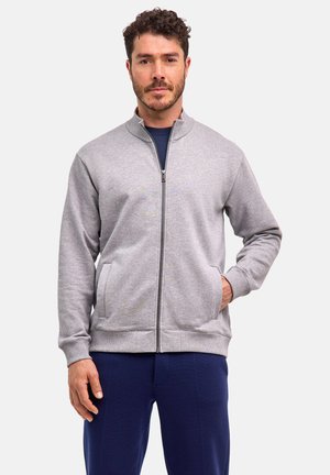 FALKE, ZIP-JACKE - Sweat zippé - grey-heather
