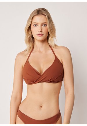 Calzedonia, PREMIUM FIT TRIANGLE - Bikini-Top - brown