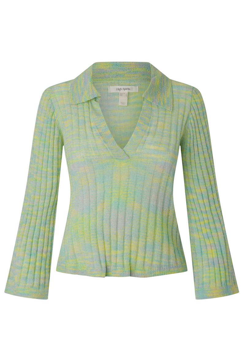 Damen Strickjacken | High Spirits Strickpullover green/grün - LH70874 Damen Strickjacken | High Spirits Strickpullover green/grün - LH70874
