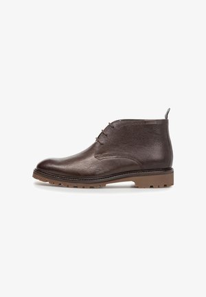 Floris van Bommel, FLORIS VAN BOMMEL - Veterboots - darkbrown