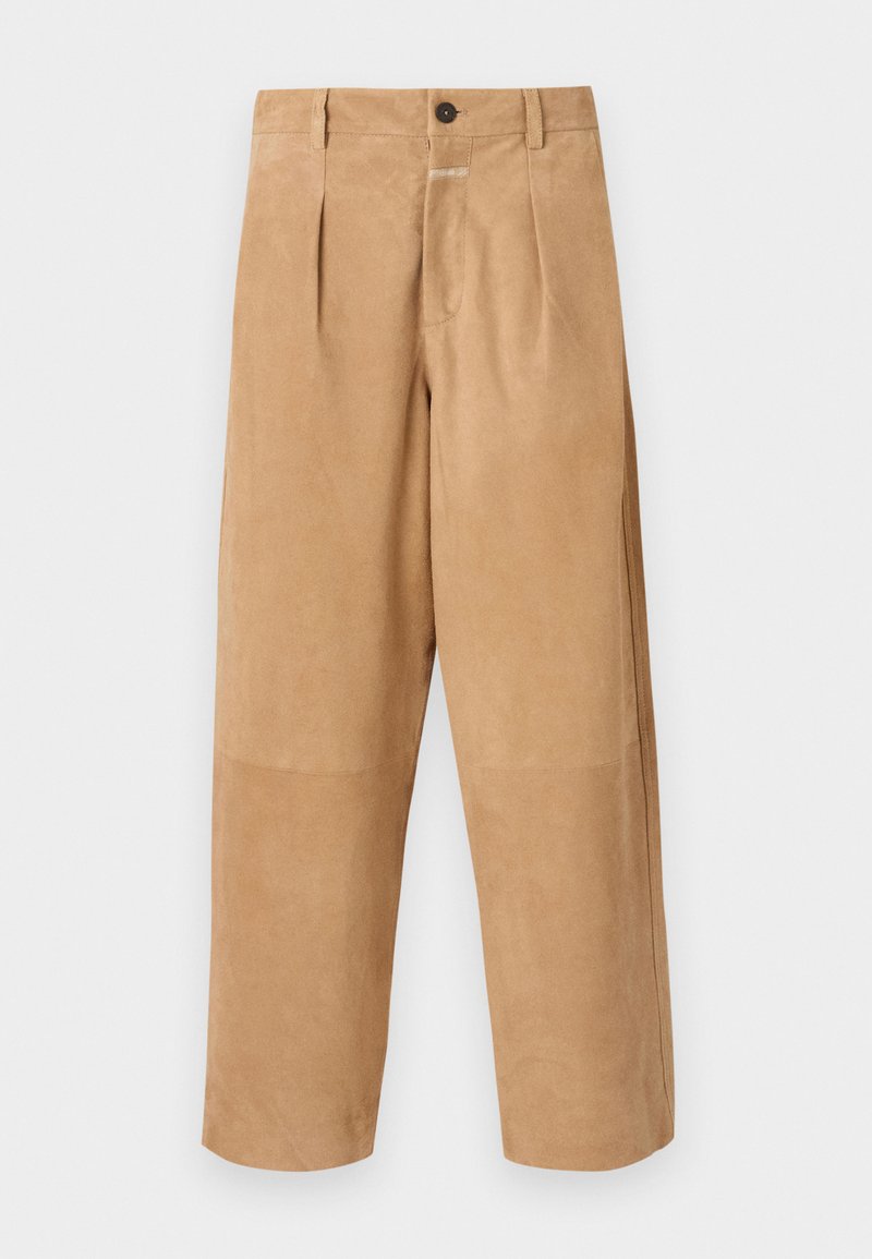 closed Leren broek beige closed Leren broek beige