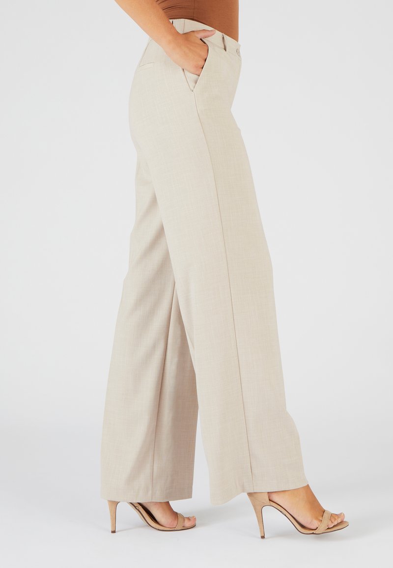 Pantalon Chino Femme Denmark En Lin - Taille 40 Beige - Neuf Avec Étiquettes