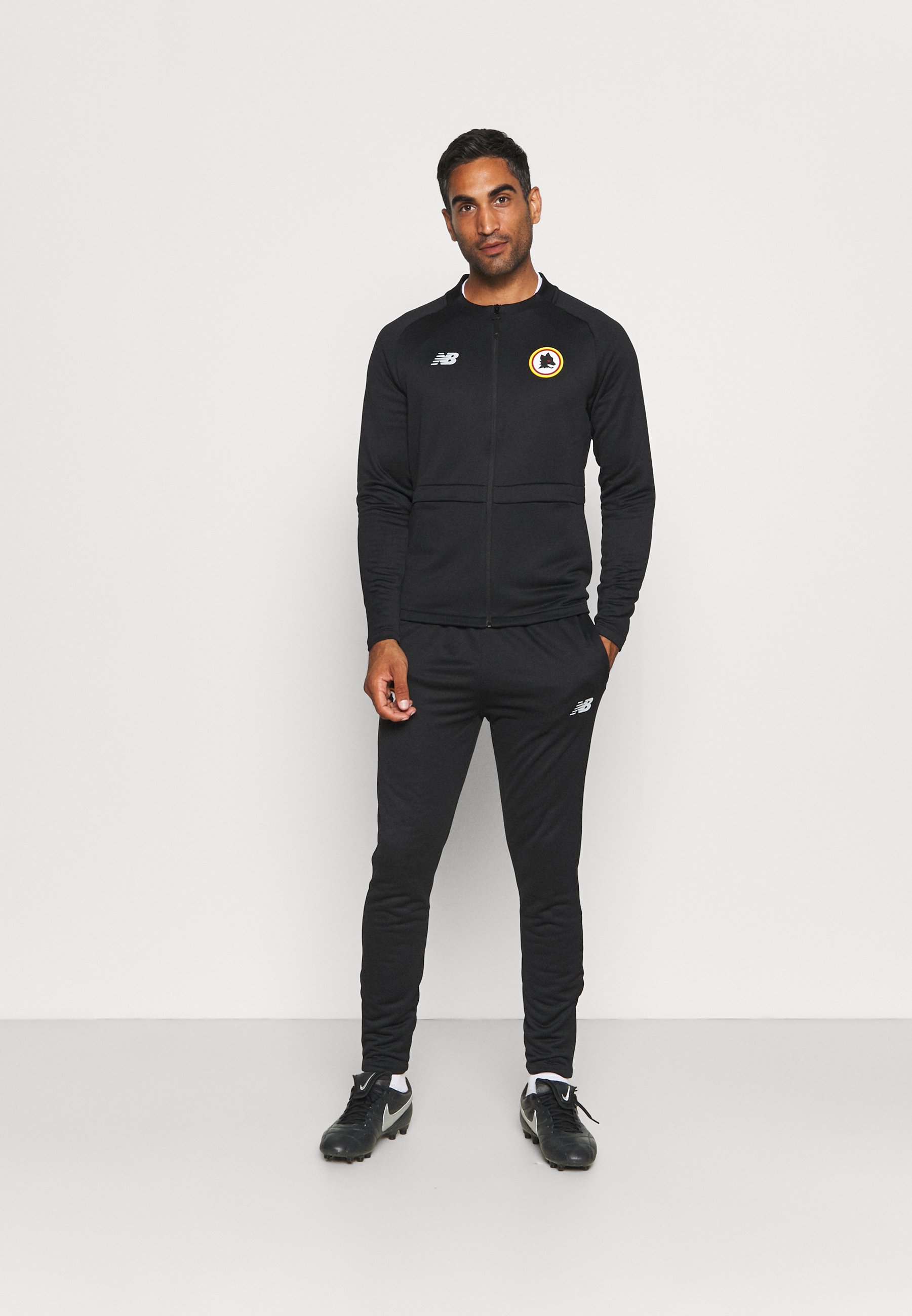 Nike AS Roma trainingsbroek Strike CL zwart/oranje - Voetbal shop