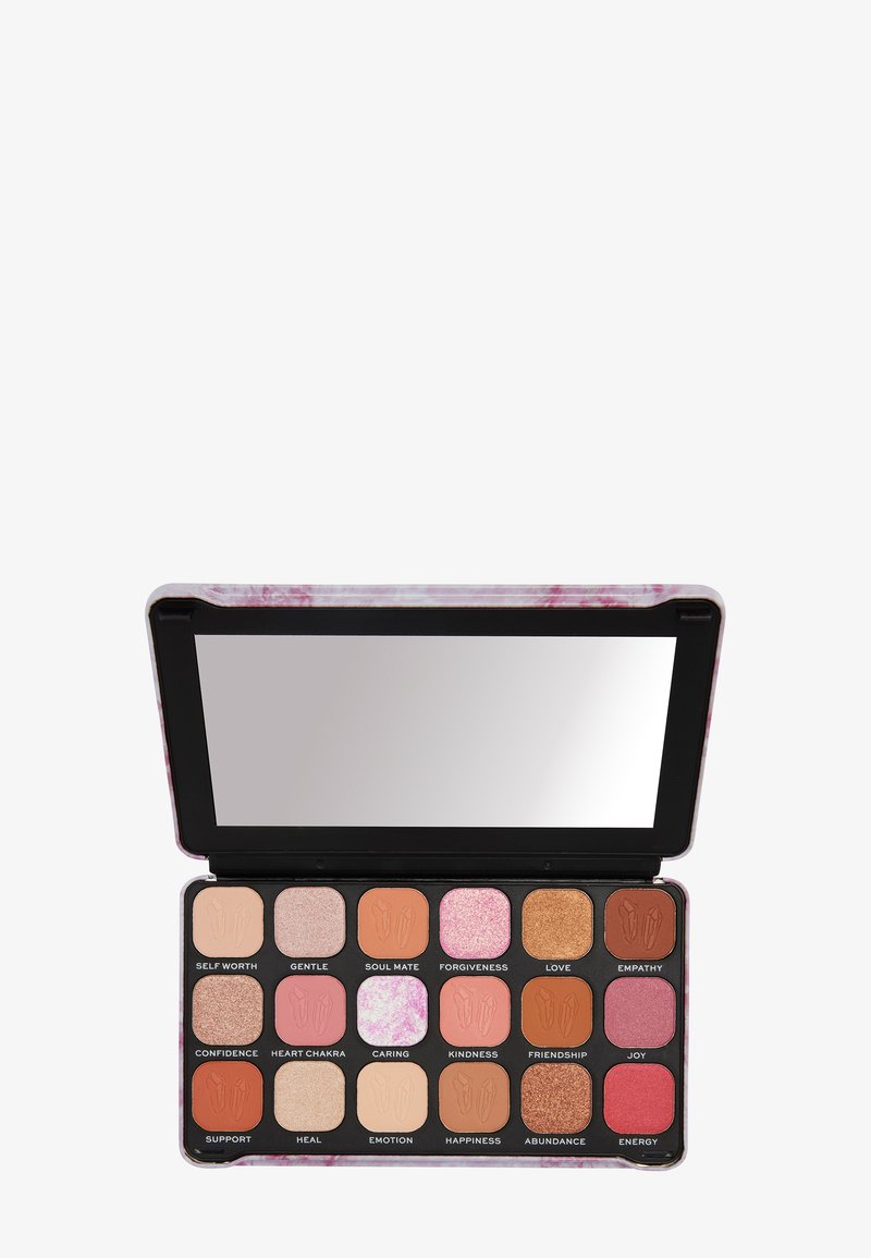 Makeup Revolution REVOLUTION CRYSTAL AURA FOREVER FLAWLESS SHADOW PALETTE ROSE QUA - Palette fard à paupière - multicoloured