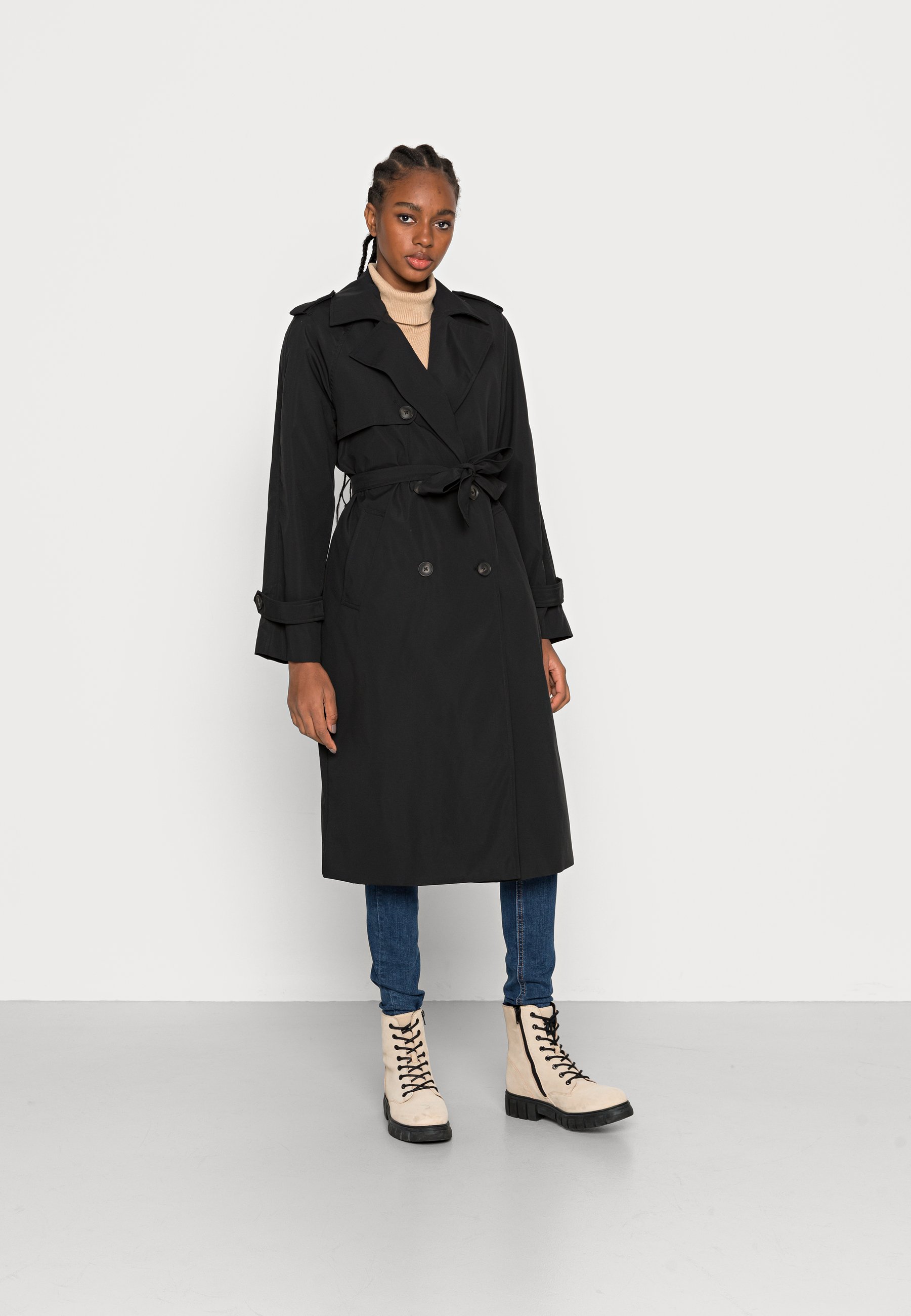 Vero Moda Trenchcoat - black - Zalando 