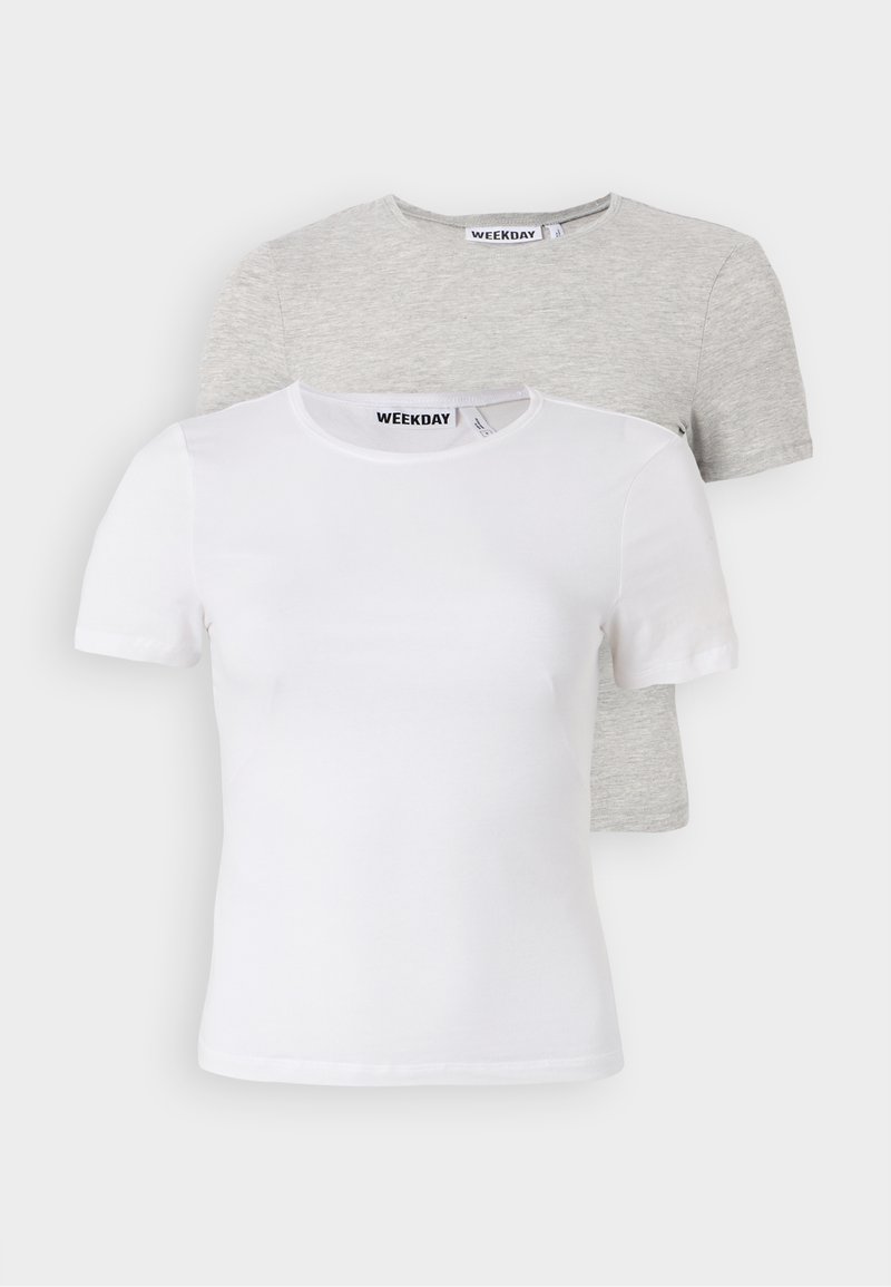 Weekday T-shirt basic meerkleurig