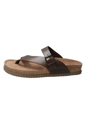 Sandales tongs - dark brown