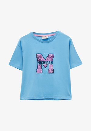 SHORT SLEEVE - T-shirt print - blue