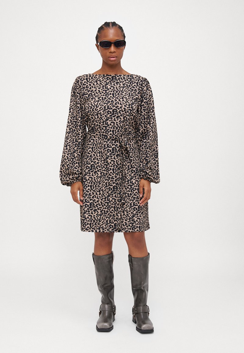 Vero Moda Vmlola L/S Abk Dress Wvn Btq VIP, Torta al Cioccolato, XS Donna