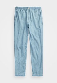 FLAT FRONT - Pantalon classique - chambray