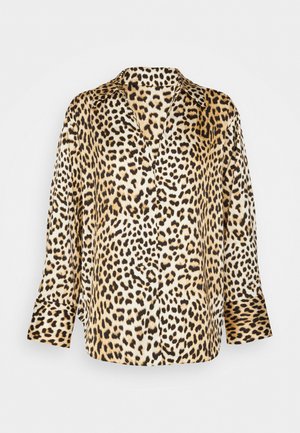 Gina Tricot SHIRT - Blúz - beige/black