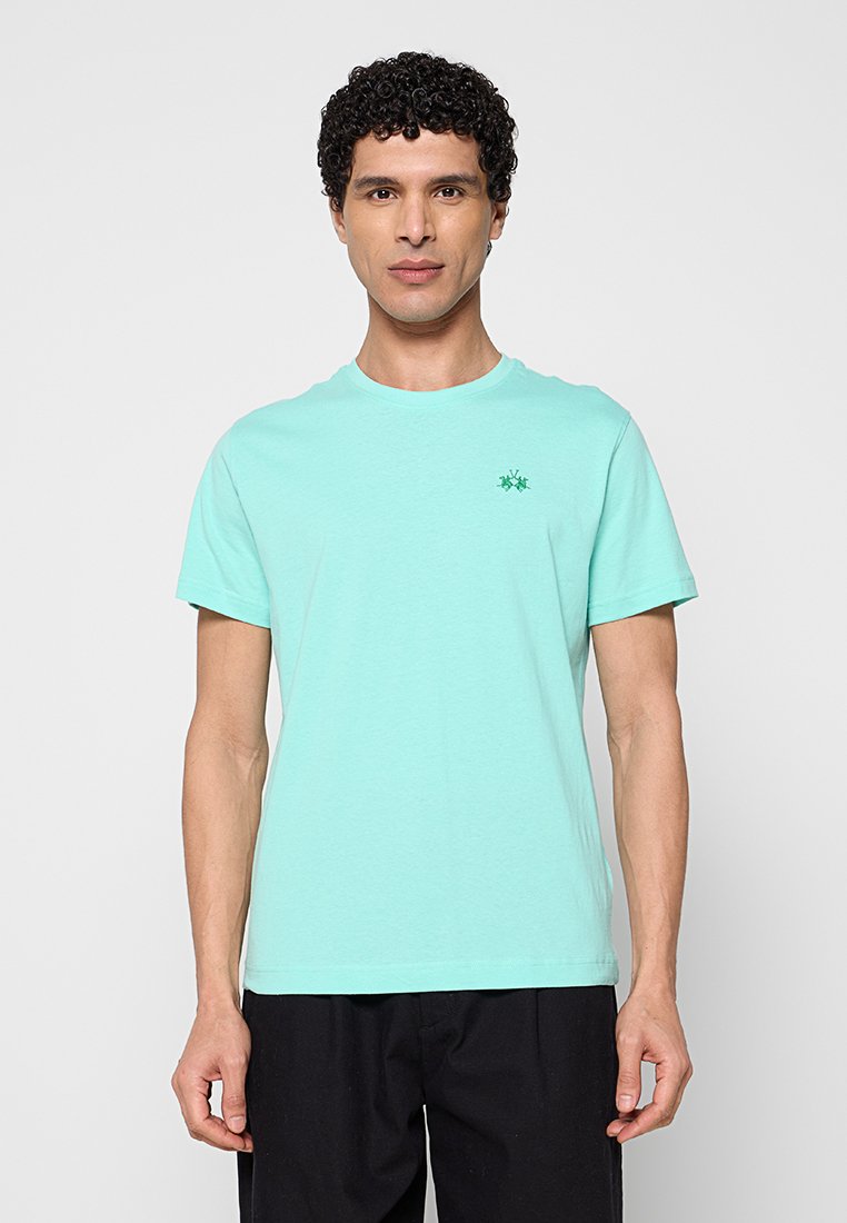 LA MARTINA T-shirt basic blauw