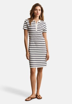 GANT Φόρεμα από ζέρσεϊ - egg shell