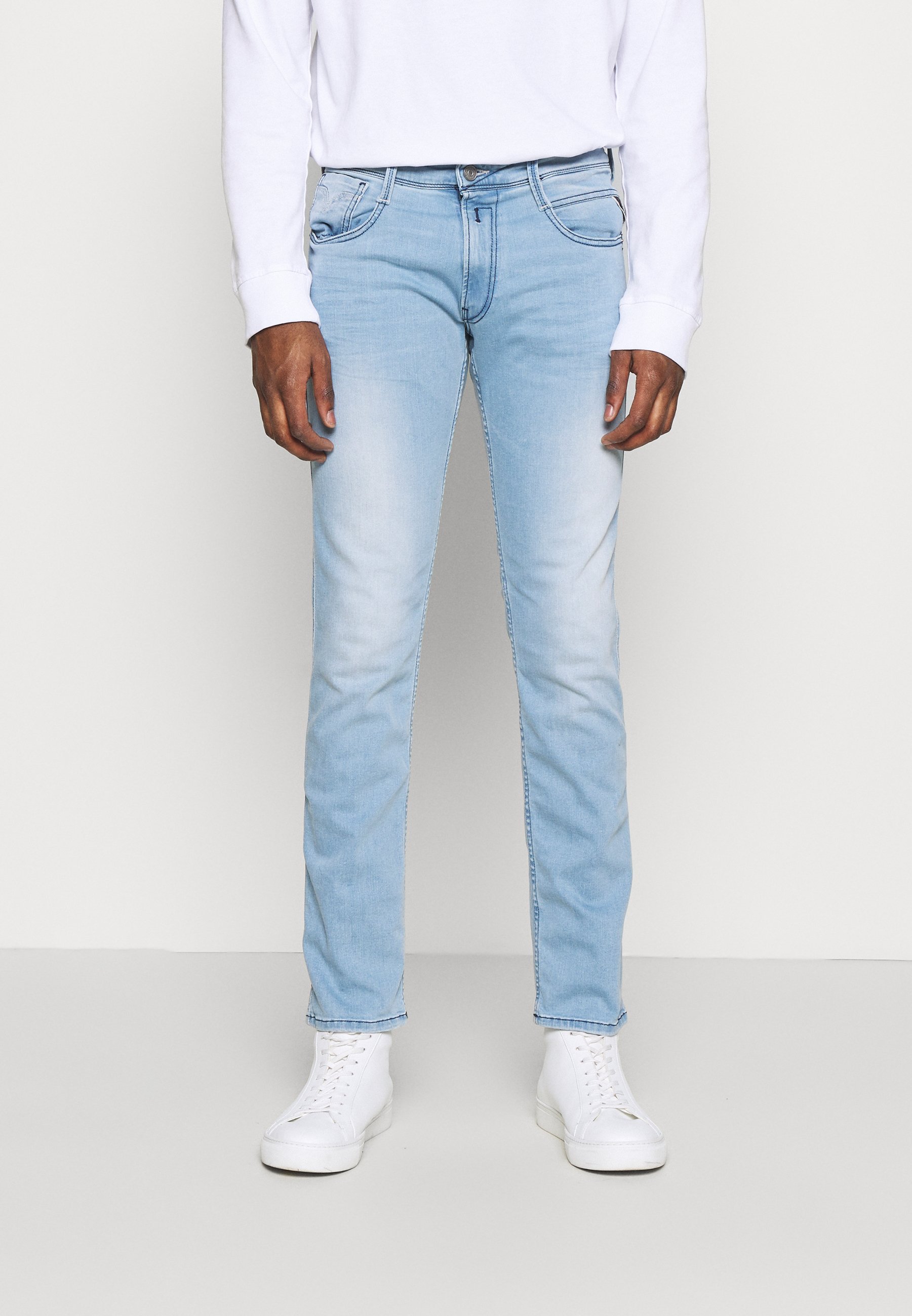 Replay ANBASS - Jean slim - light blue 