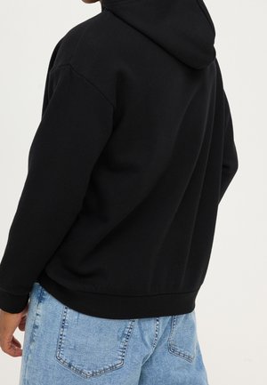 YOURTURN Felpa con cappuccio - black